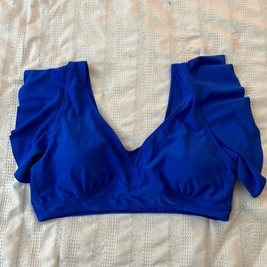 Blue Bikini top 2XL